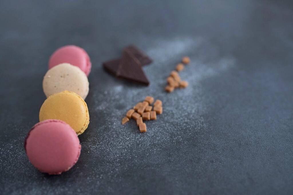 Pasztell macaronok, illusztráció